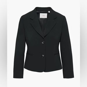 ARITZIA BLACK CROPPED BLAZER